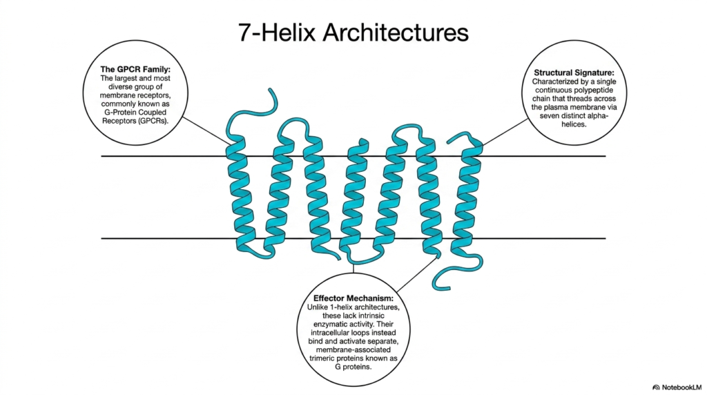 Slide 7: Exploring the 7-Helix Architectures of Membrane Receptors
