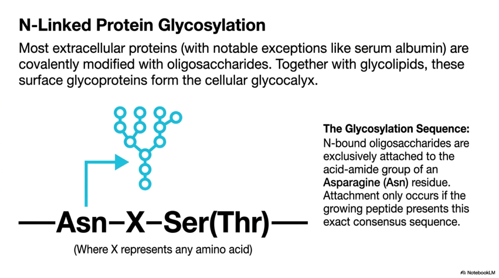 Slide 7: Modifying Protein Synthesis: N-Linked Protein Glycosylation