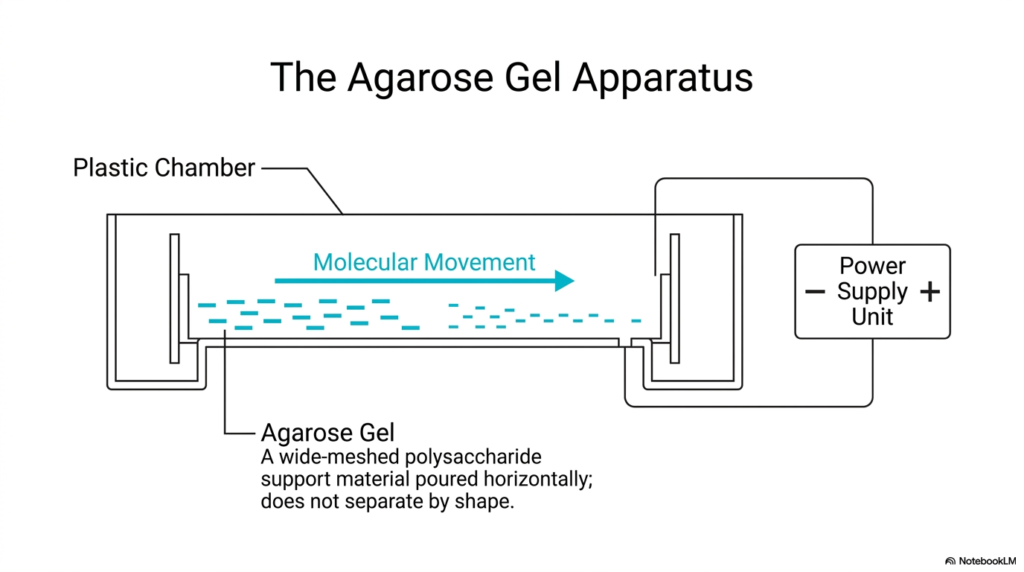 Slide 7: The Agarose Gel Apparatus: Processing Polymerase Chain Reaction Products