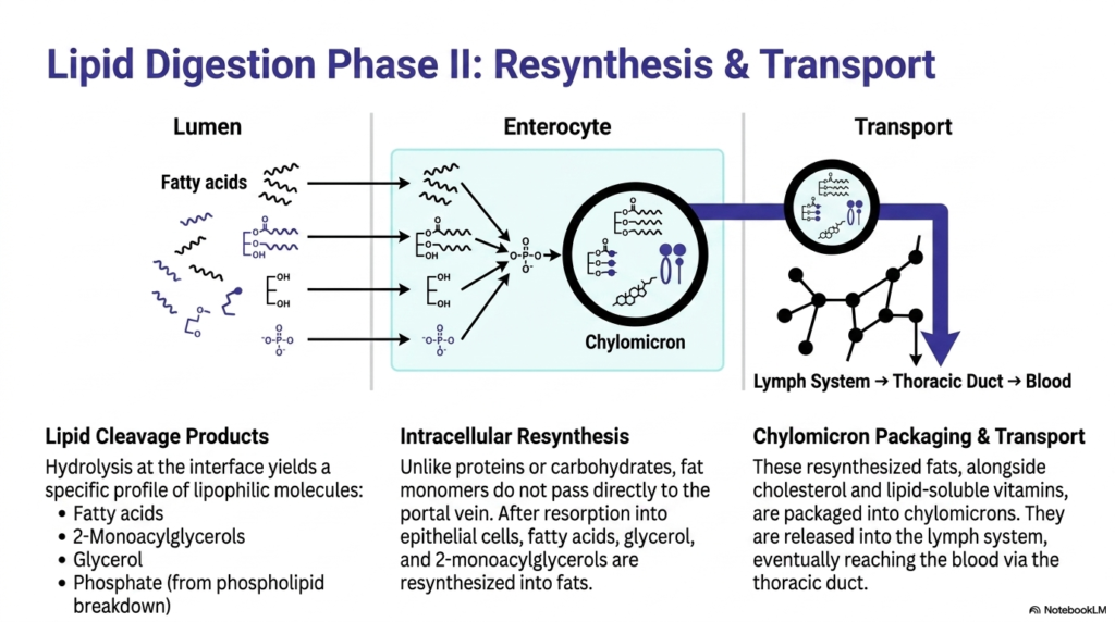 Slide 7: Lipid Digestion and Resorption: Phase II