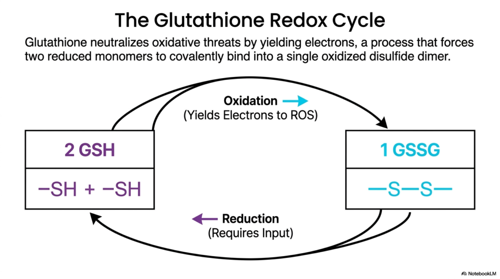 Slide 7: Erythrocyte Metabolism: Pathways and Oxidative Protection - The Redox Cycle: Recycling the Shield