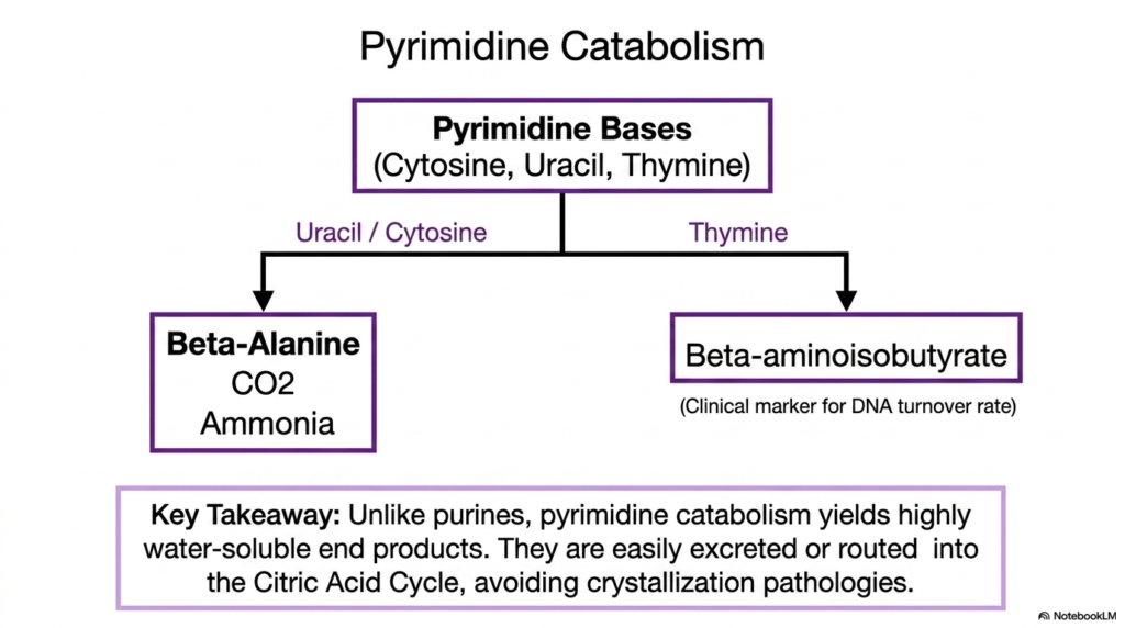 Pyrimidine Catabolism and Nucleotide Biosynthesis