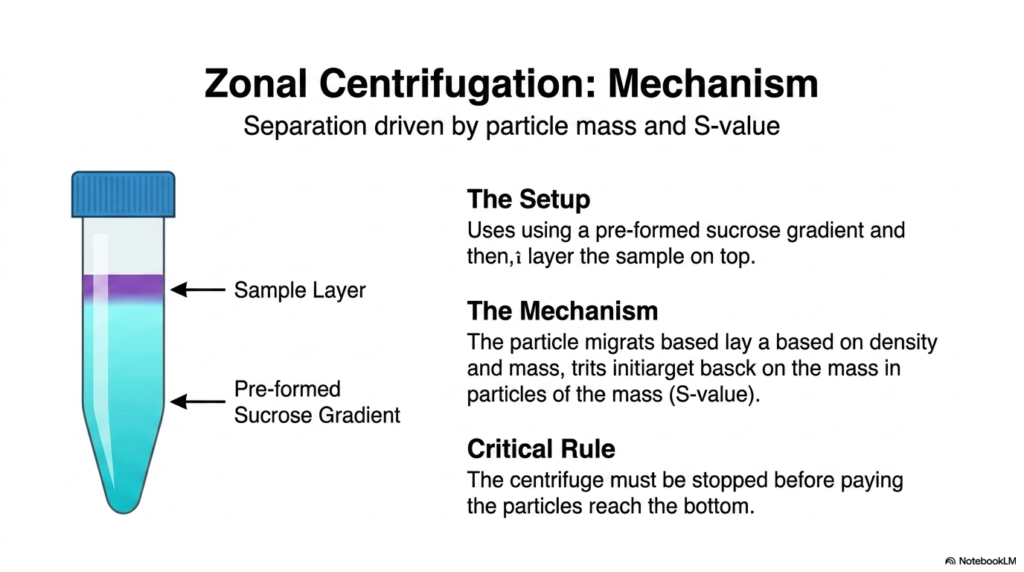 Slide 8: Mechanism of Zonal Centrifugation Analysis