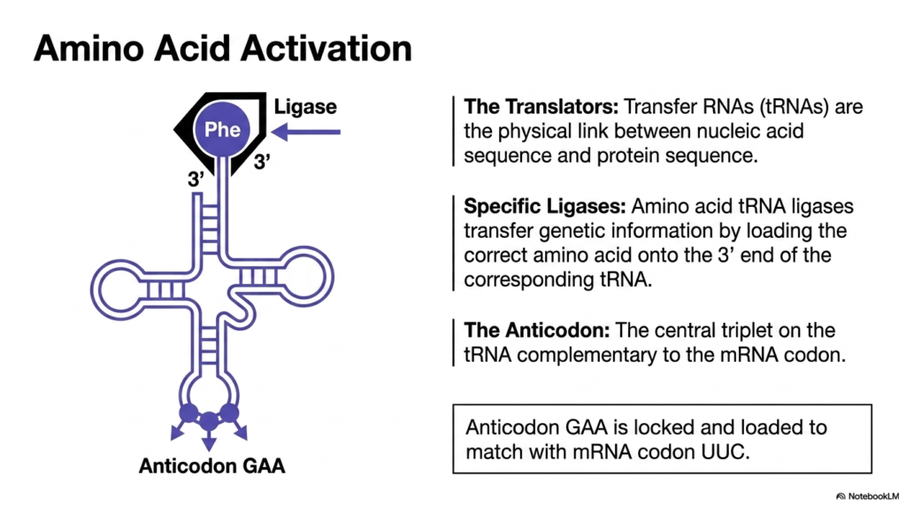 Slide 8: Amino Acid Activation in Molecular Genetics
