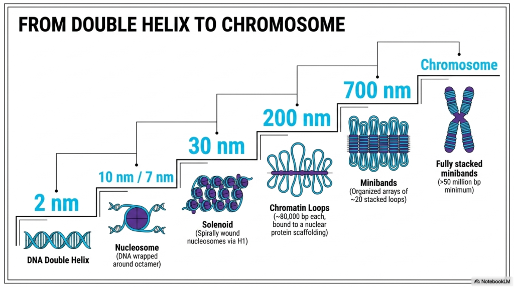 Slide 8: The Full Hierarchy of Chromatin Structure