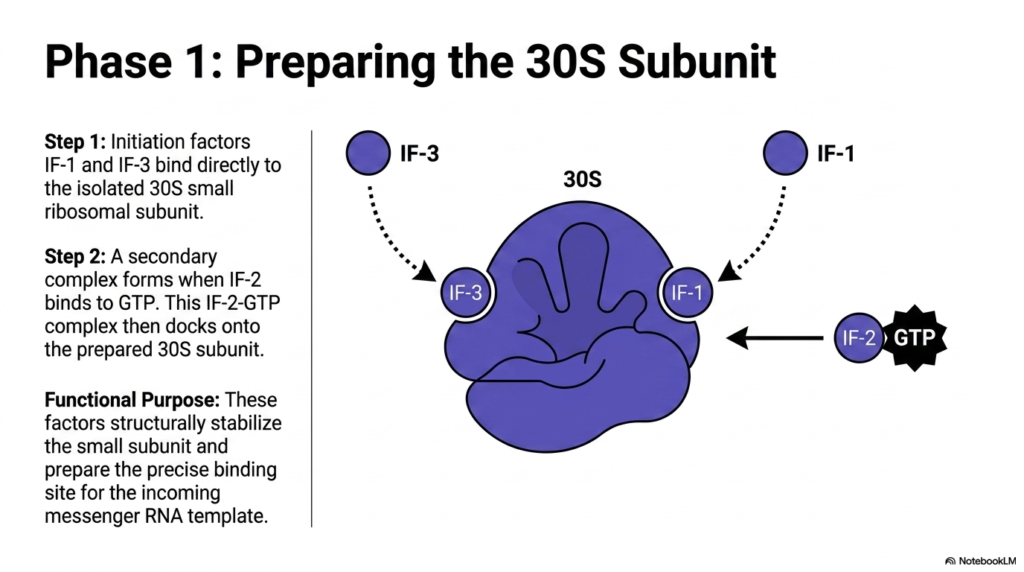 8. Protein Translation Initiation: Phase 1 - Preparing the 30S Subunit
