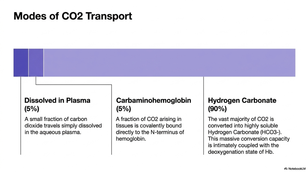 Slide 8: Modes of CO2 in Hemoglobin Oxygen Transport
