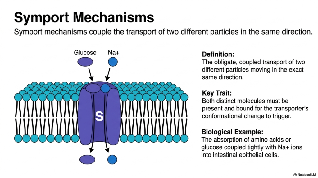 Slide 9: Symport Mechanisms in Plasma Membrane Transport: The Carpool System