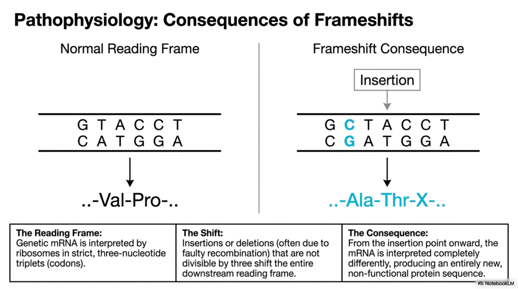 Slide 9: DNA Mutation and Repair: The Catastrophic Consequences of Frameshifts