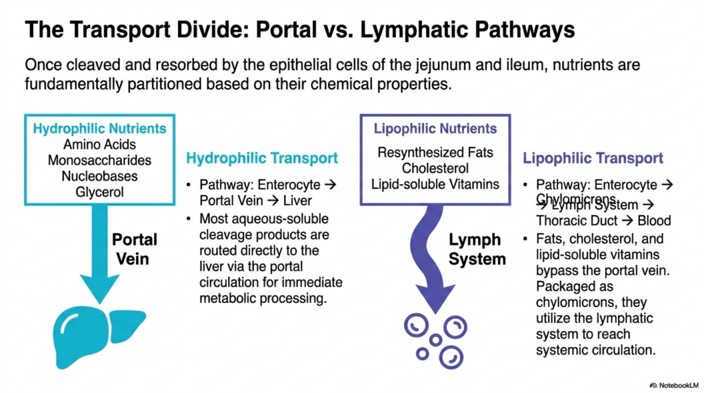 Slide 9: The Transport Divide in Digestion and Resorption