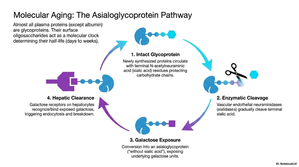 Slide 9: Molecular Aging and the Clearance of Plasma Proteins