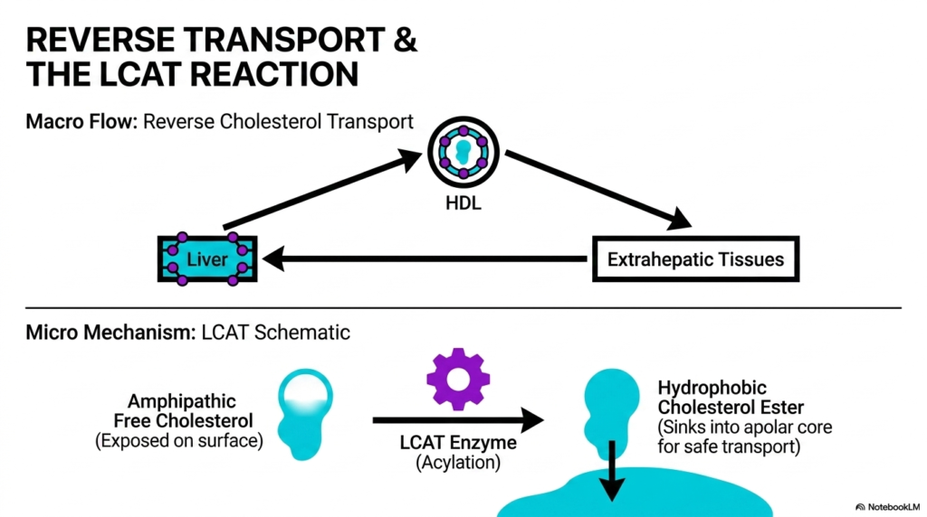 Slide 9: Lipoproteins, Reverse Transport, and the LCAT Reaction