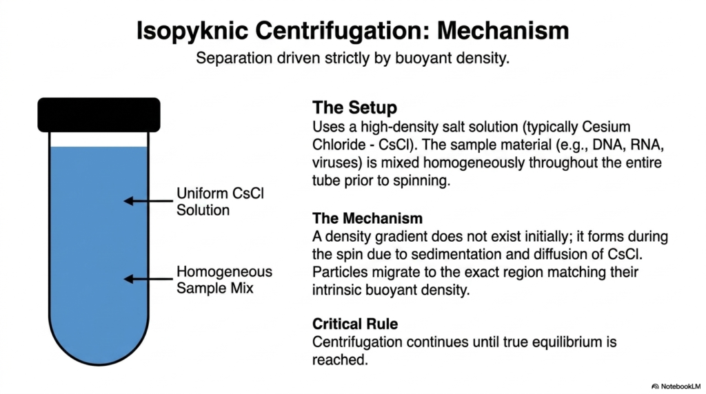 Slide 10: Mechanism of Isopyknic Centrifugation Analysis