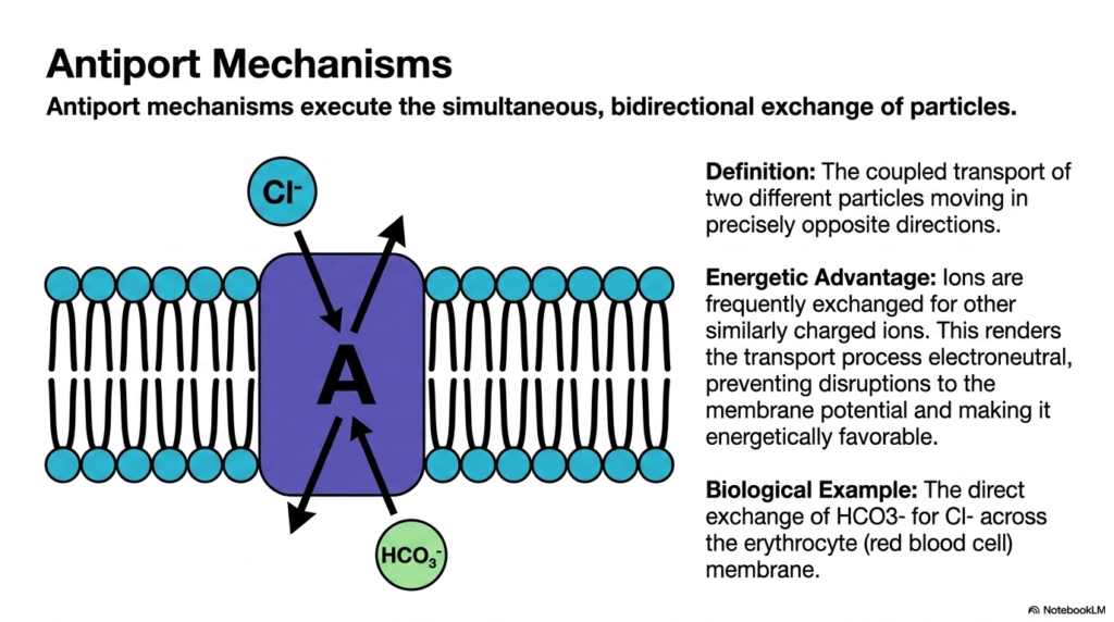 Slide 10: Antiport Mechanisms in Plasma Membrane Transport: The Revolving Door