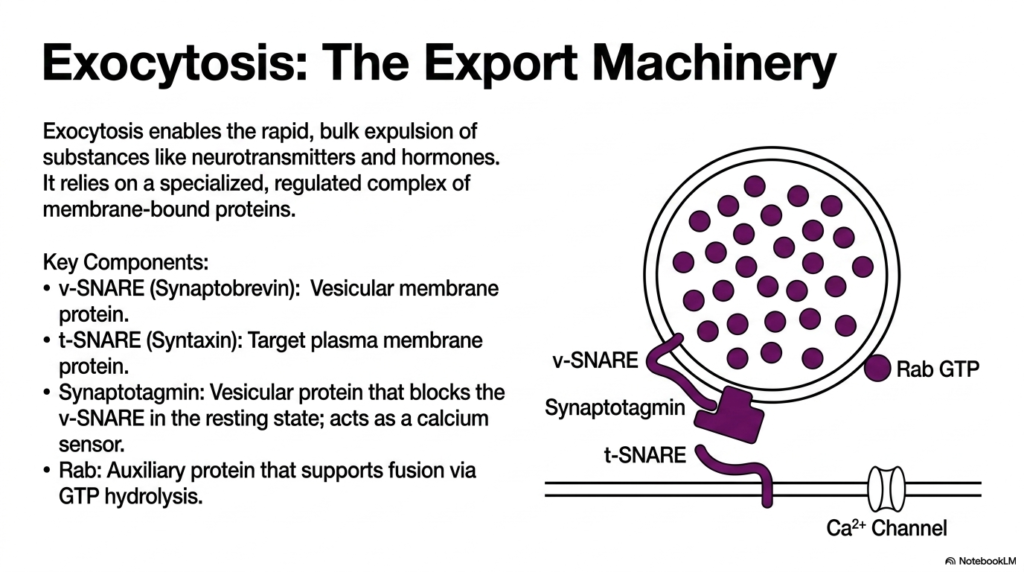Slide 10: The Machinery of Protein Sorting and Exocytosis