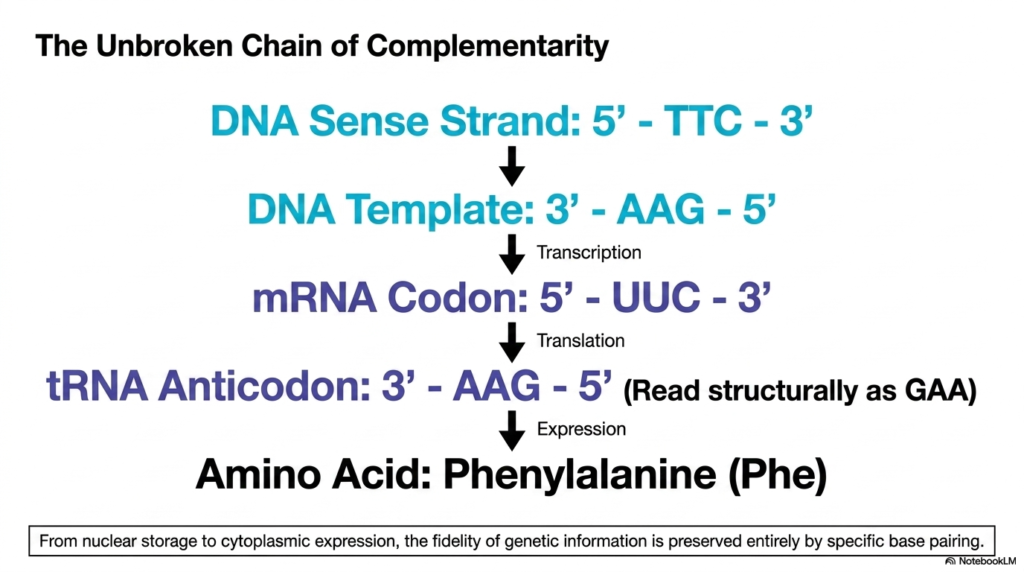 Slide 10: The Unbroken Chain of Complementarity in Molecular Genetics