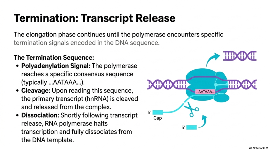 Slide 10: Concluding Eukaryotic Transcription: The Termination Phase