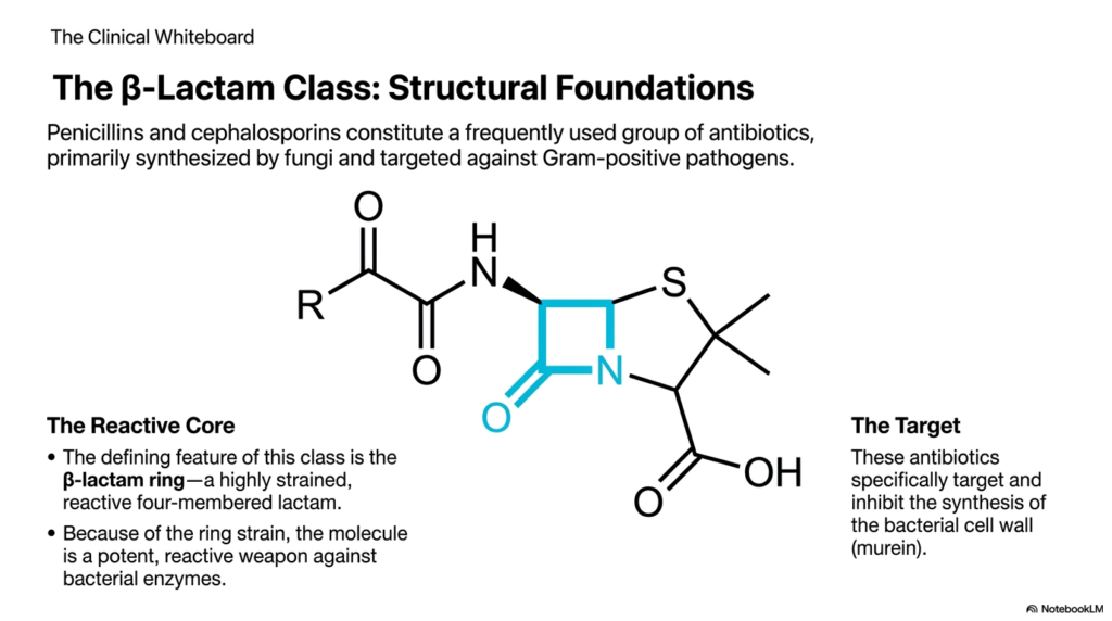 Slide 10: Antibiotics Mechanism of Action: The Beta-Lactam Class Foundations