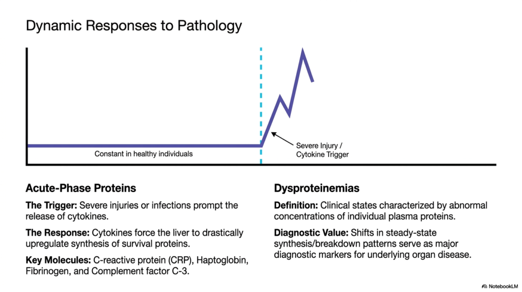 Slide 10: Dynamic Responses to Pathology Involving Plasma Proteins