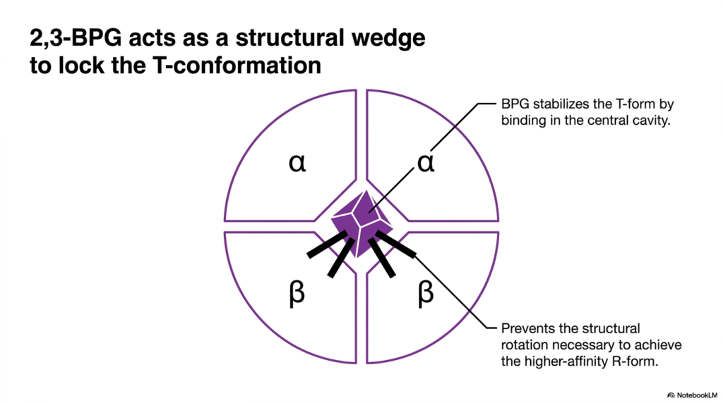 Slide 10: Hemoglobin and the Structural Wedge of 2,3-BPG