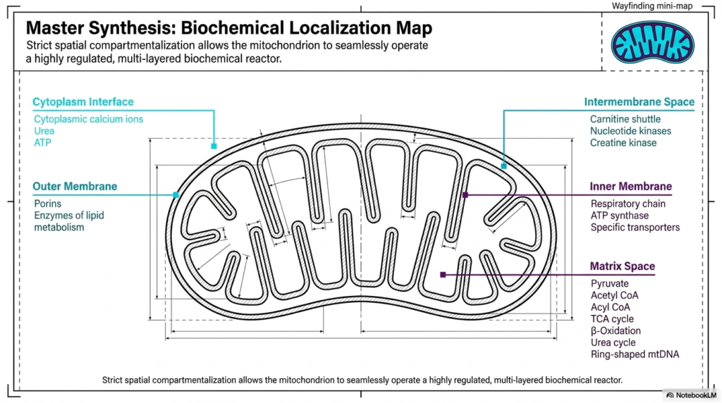 Slide 11: Master Biochemical Localization Map of Mitochondria