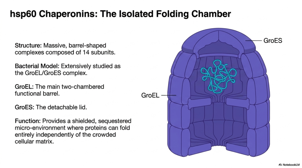 Slide 11: The Isolated Folding Chamber for Advanced Protein Maturation