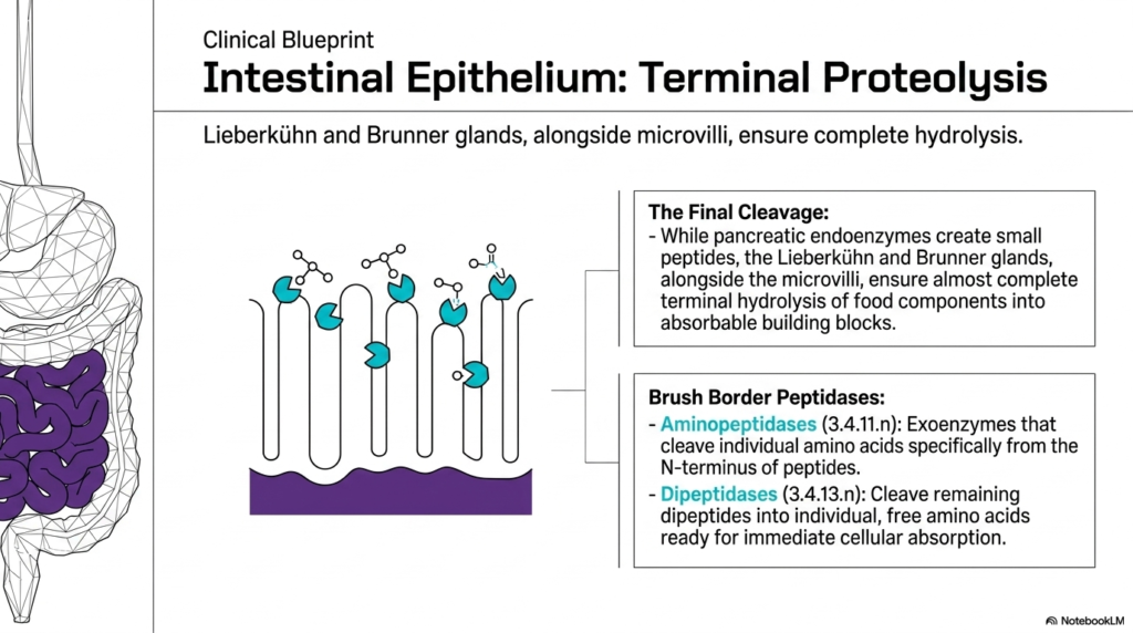 Slide 11: Terminal Proteolysis by Intestinal Digestive Enzymes