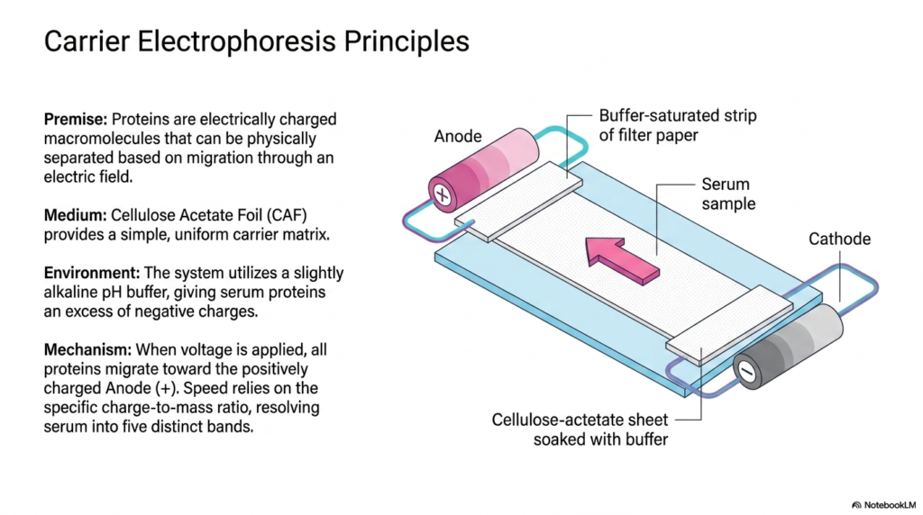 Slide 11: Carrier Electrophoresis Principles for Plasma Proteins