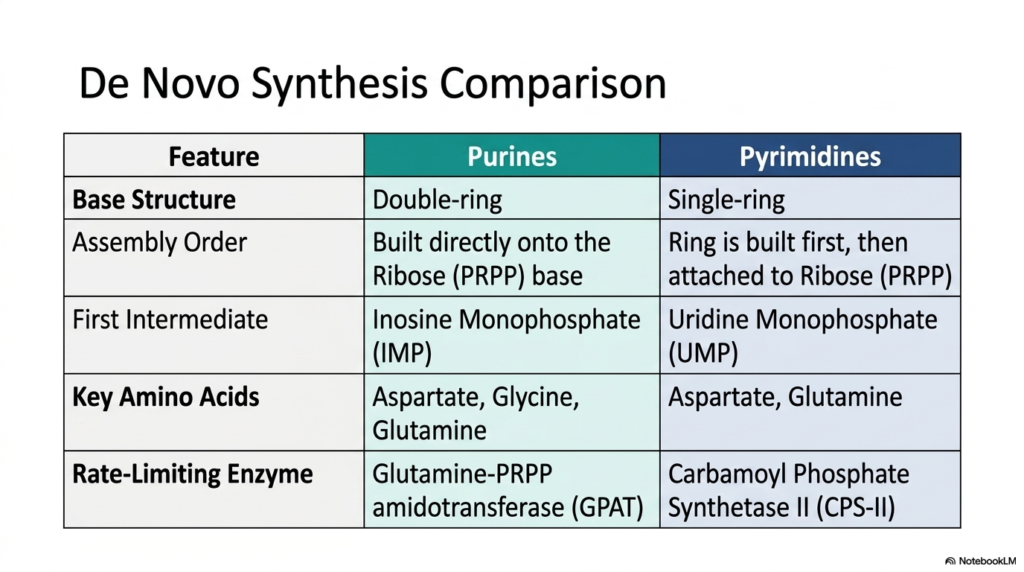 Nucleotide Metabolism: Purine and Pyrimidine Biosynthesis
