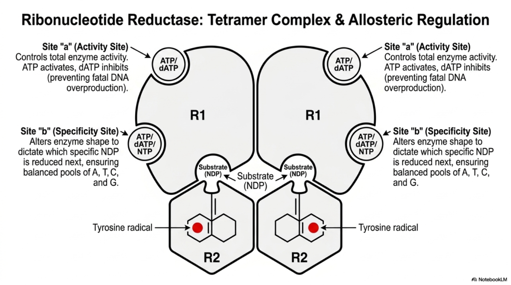 Regulation of Ribonucleotide Reductase in Nucleotide Biosynthesis