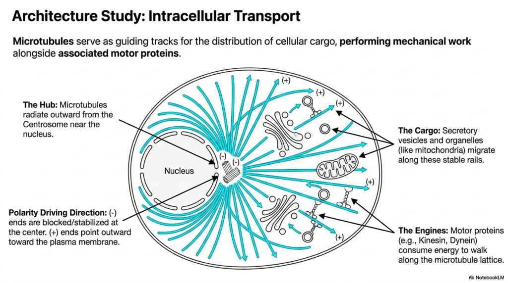 Slide 12: Eukaryotic Cytoskeleton: Guiding Intracellular Transport
