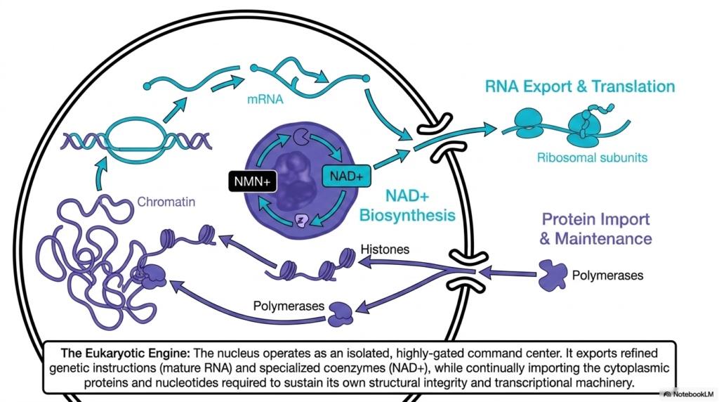 Slide 12: The Eukaryotic Cell Nucleus as a Dynamic Engine