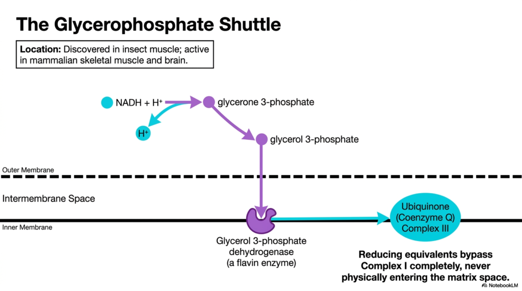 Slide 12: The Glycerophosphate Shuttle as Mitochondrial Transport Systems