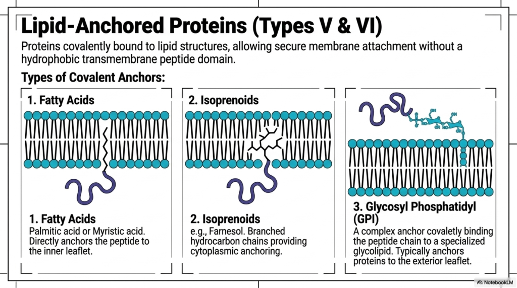 12. Plasma Membrane Structure: Lipid-Anchored Proteins