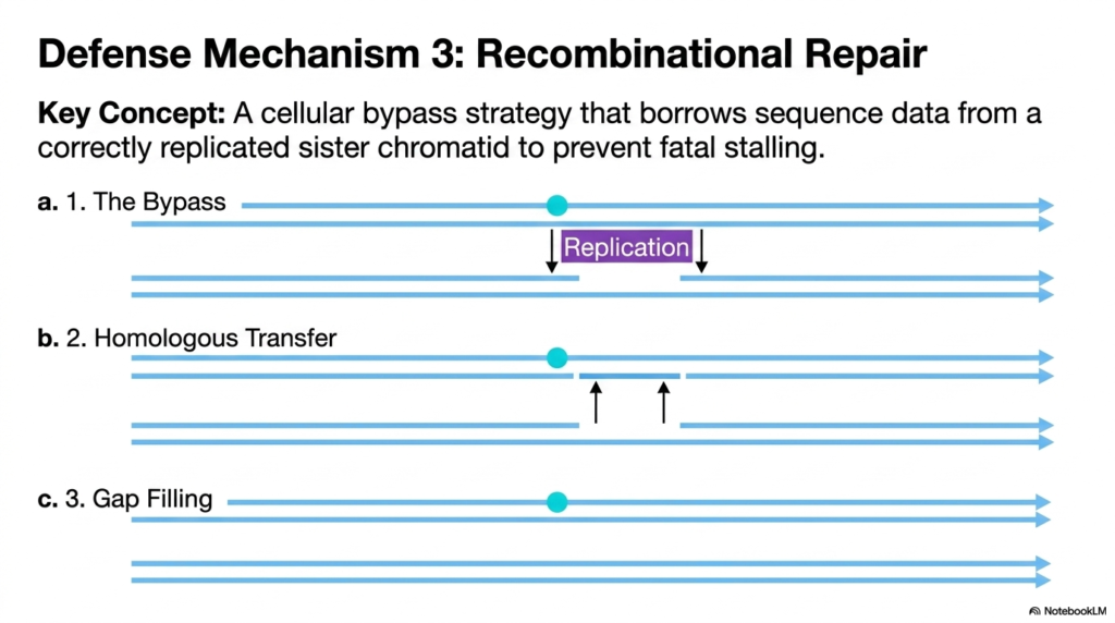 Slide 12: DNA Mutation and Repair: Defense Mechanism 3 - Recombinational Repair