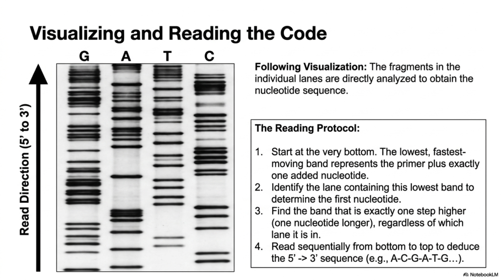 Slide 12. Reading the DNA Sequencing Code