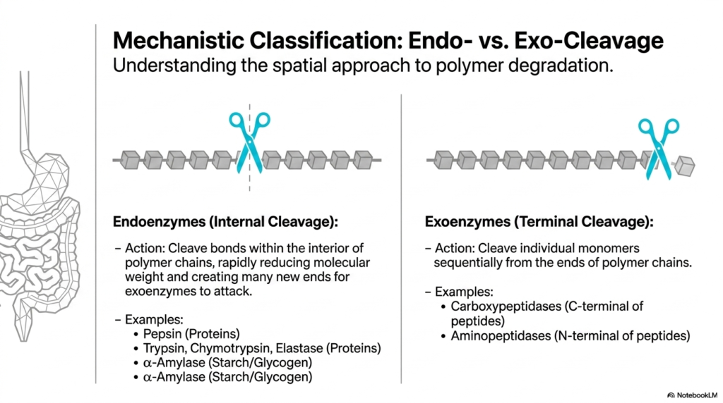 Slide 13: Mechanistic Classification of Digestive Enzymes