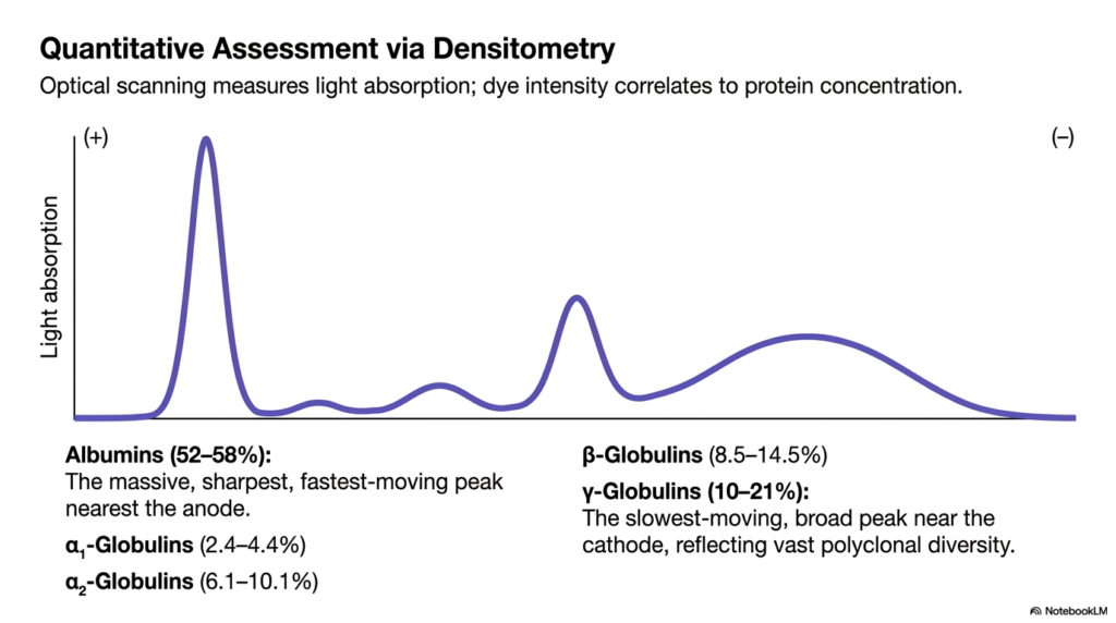 Slide 13: Quantitative Assessment of Plasma Proteins via Densitometry