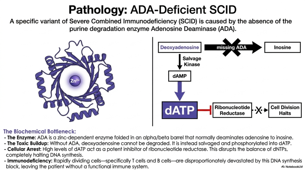 Nucleotide Degradation: Biochemical Pathways and Clinical Pathologies