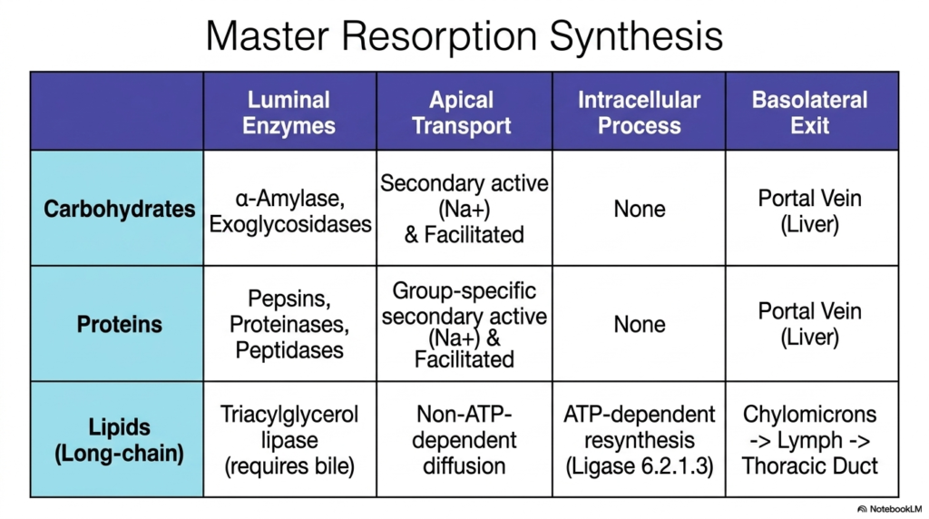 Slide 14: Master Synthesis of Intestinal Resorption