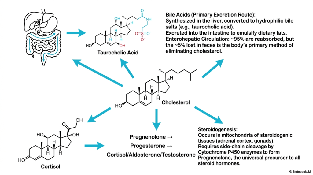Cholesterol Biosynthesis: Pathways, Regulation, and Clinical Impact