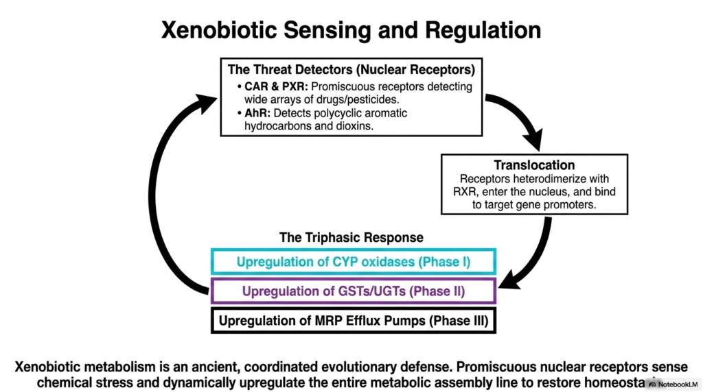 Slide 15: Xenobiotic Metabolism: Sensing the Threat and Restoring Homeostasis