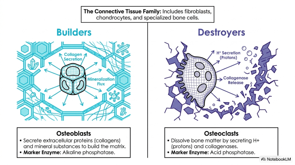 Slide 2: Cellular Builders and Destroyers in Bone and Teeth Biochemistry