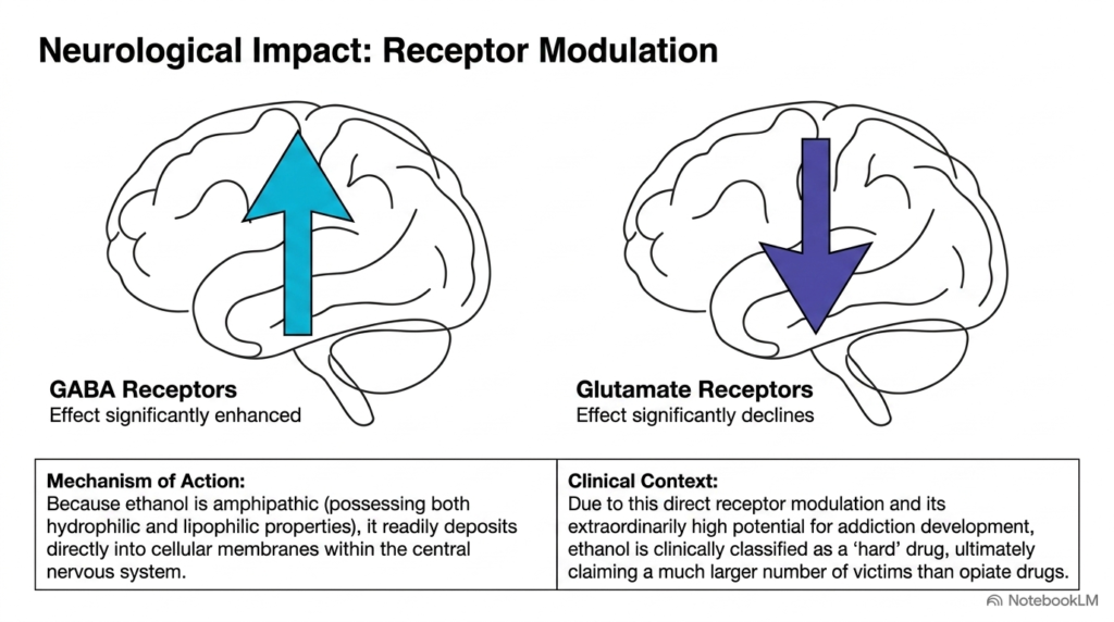 Slide 10: Central Nervous System Modulation in Ethanol Metabolism