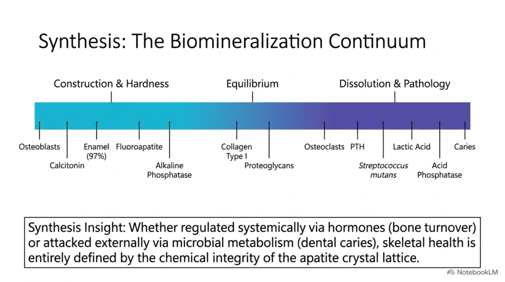 Slide 11: The Biomineralization Continuum in Bone and Teeth Biochemistry