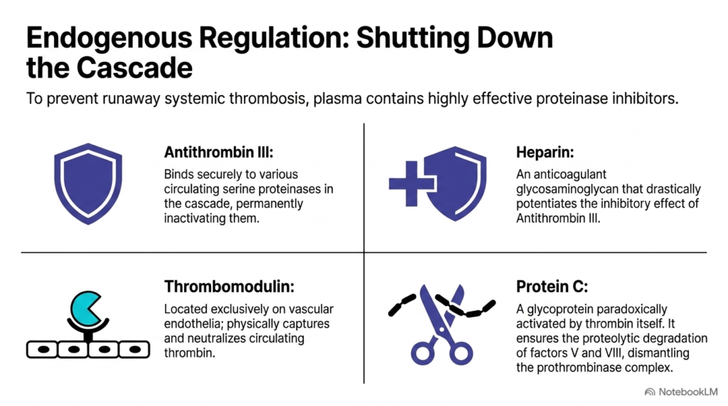 Slide 12: Endogenous Regulation of Blood Coagulation