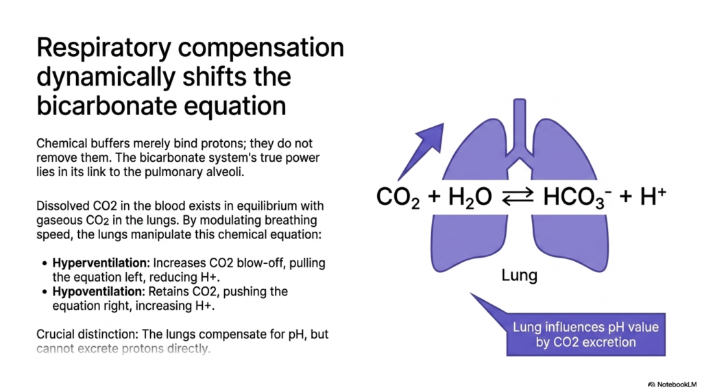 Slide 13: Respiratory Compensation and Acid-Base Balance