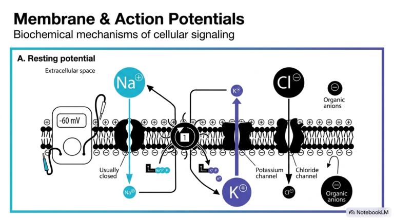136. Biochemical Electrical Signaling: How Resting and Action Potentials Power Neural Communication