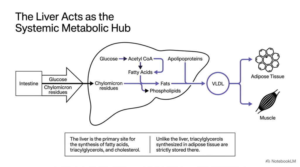 Slide 2: The Liver as the Primary Hub for Hepatic Lipid Metabolism
