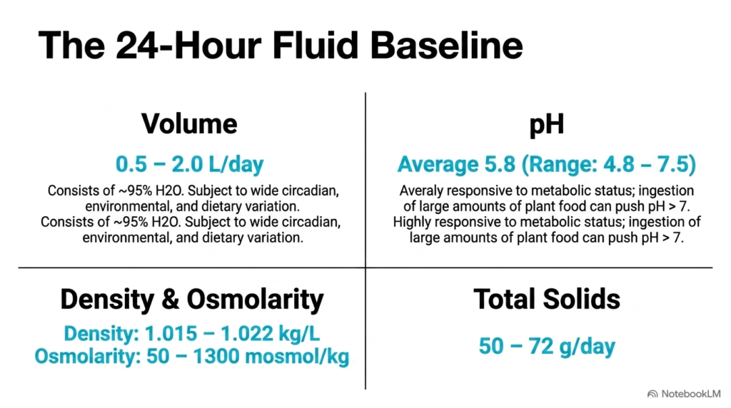 Slide 2: The 24-Hour Fluid Baseline in Urine Biochemistry